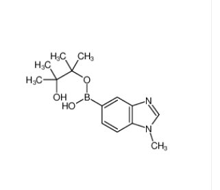 1-甲基-1H-苯并咪唑-5-硼酸那醇酯