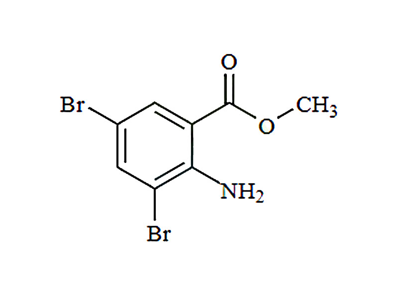 2-氨基-3,5-二溴苯甲酸甲醚