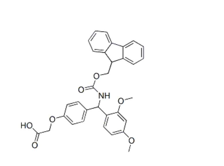 4-[(2,4-二甲氧基苯基)(Fmoc-氨基)甲基]苯氧乙酸
