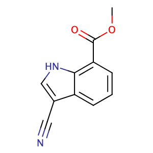 3-氰基-1H-吲哚-7-甲酸甲酯