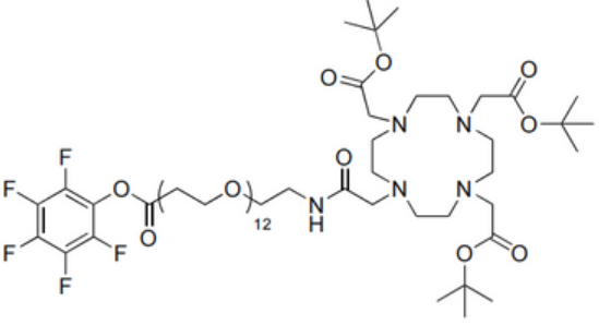 DOTA-tris(TBE)-amido-dPEG12-TFP ester