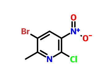 2-氯-3-硝基-5-溴-6-甲基吡啶