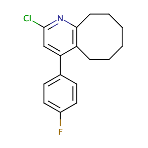 2-氯-4-(4-氟苯基)-5,6,7,8,9,10-六氢环辛烷并[B]吡啶