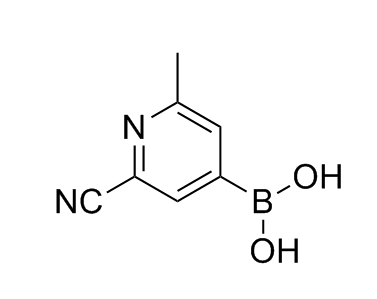 2-Methyl-6-cyanopyridine-4-boronic acid