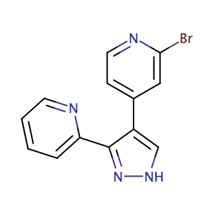 2-溴-4-[3-(2-吡啶)-1H-吡唑-4-基]吡啶