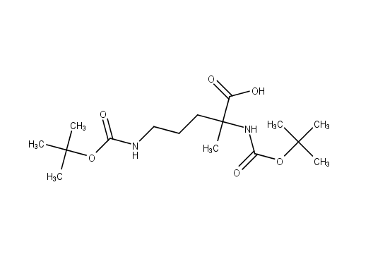 2,5-bis({[(tert-butoxy)carbonyl]amino})-2-methylpentanoic acid