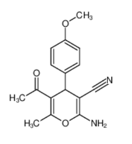 5-乙酰基-2-氨基-4-(4-甲氧苯基)-6-甲基-4H-吡喃-3-甲腈