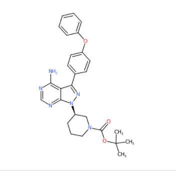 (R)-3-[4-氨基-3-(4-苯氧基苯基)-1H-吡唑并[3,4-D]嘧啶-1-基]哌啶-1-羧酸叔丁酯