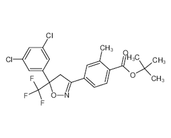 4-[5-(3,5-dichlorophenyl)-5-trifluoromethyl-4,5-dihydroisoxazol-3-yl]-2-methylbenzoic acid tert-butyl ester;  Fluralaner intermediate