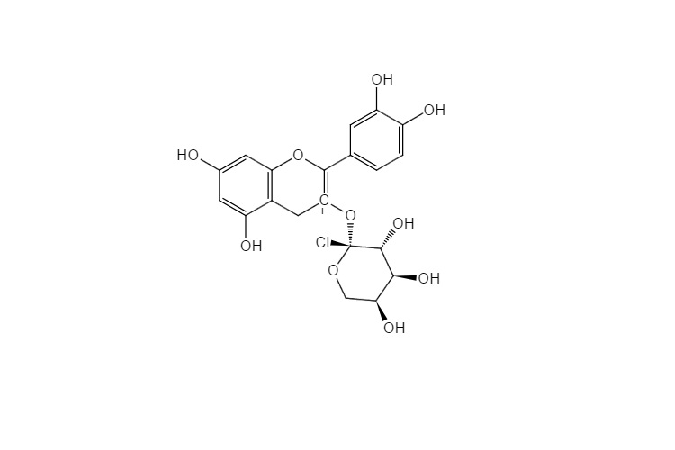 氯化矢车菊素-3-O-阿拉伯糖苷