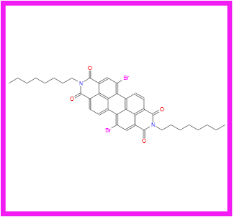 N,N'-二辛基-1,7-二溴-苝四羧酸二酰亚胺