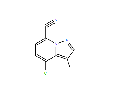 4-氯-3-氟吡唑并[1,5-A]吡啶-7-甲腈