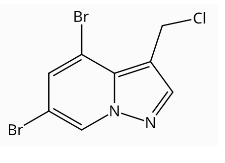 4,6-二溴-3-氯甲基吡唑并[1,5-a]吡啶