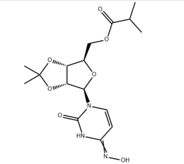 ((3AR,4R,6R,6AR)-6-(4-(羟氨)-2-恶嘧啶-1(2H)-甲基)-2,2-二甲基四氢呋喃[3,4-D][1,3]二氧醇-4-基)异丁酸甲酯