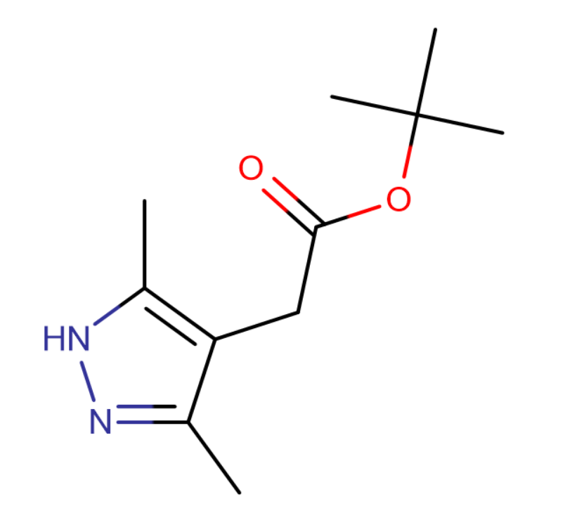 2-(3,5-二甲基-1H-吡唑-4-基)乙酸叔丁酯