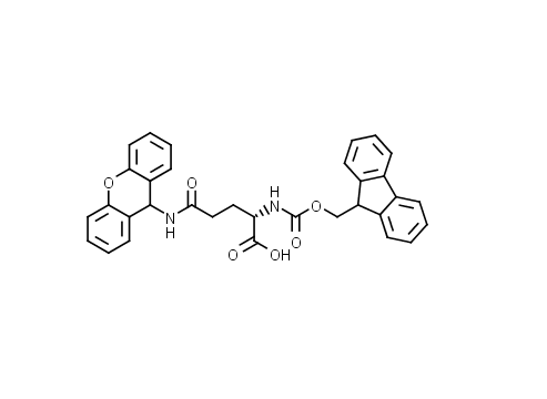 (2S)-2-({[(9H-fluoren-9-yl)methoxy]carbonyl}amino)-4-[(9H-xanthen-9-yl)carbamoyl]butanoic acid