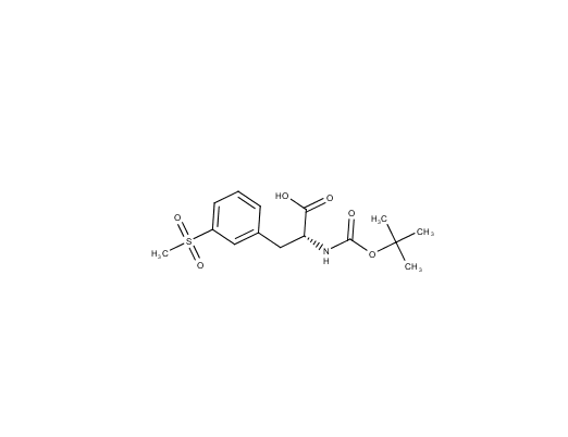 (2R)-2-{[(tert-butoxy)carbonyl]amino}-3-(3-methanesulfonylphenyl)propanoic acid