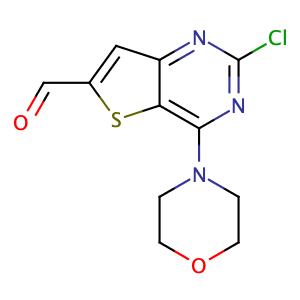 2-氯-4-(4-吗啉)-噻吩并[3,2-d]嘧啶-6-羧醛