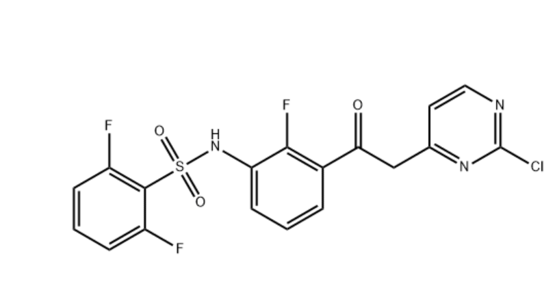 N-(3-(2-(2-chloropyriMidin-4-yl)acetyl)-2-fluorophenyl)-2,6-difluorobenzenesulfonaMide