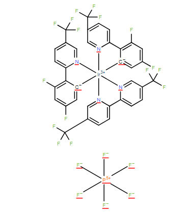 [5,5'-双(三氟甲基)-2,2'-联吡啶-κN,κN]双[3,5-二氟-2-[5-(三氟甲基)-2-吡啶基-κN]苯基]铱六氟磷酸盐