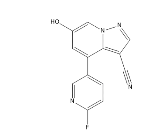 6-羟基-4-(6-氟-3-吡啶)-吡唑并[1,5-A]吡啶-3-甲腈