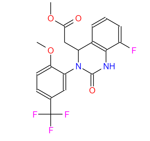 2-(8-氟-3-(2-甲氧基-5-(三氟甲基)苯基)-2-氧代-1,2,3,4-四氢喹唑啉-4-基)乙酸甲酯