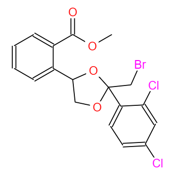 cis-苯甲酸-[2-溴甲基-2-(2,4-二氯苯基)-1,3-二氧戊环-4-基]甲酯