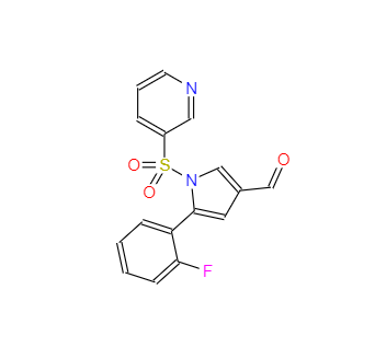 5-(2-氟苯基 )-1-[( 吡啶 -3- 基 ) 磺酰基 ]-1H- 吡咯 -3- 甲醛