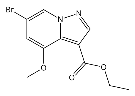 6-溴-4甲氧基-吡唑并[1,5-A]吡啶-3-羧酸乙酯