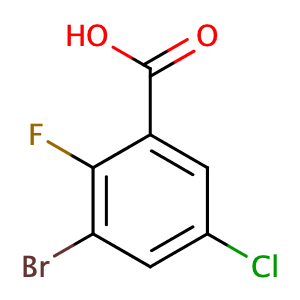 3-溴-5-氯-2-氟苯甲酸