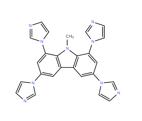 1,3,6,8-四(1H-咪唑-1-基)-9-甲基-9H-咔唑