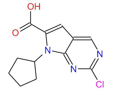 2-氯-7-环戊基-7H-吡咯并[2,3-D]嘧啶-6-甲酸