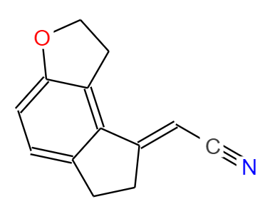 (1,2,6,7-四氢-8H-茚并[5,4-B]呋喃-8-亚基)乙腈