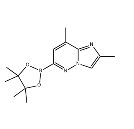 2,8-二甲基-6-(4,4,5,5-四甲基-1,3,2-二氧杂硼杂环戊烷-2-基)咪唑并[1,2-B]哒嗪