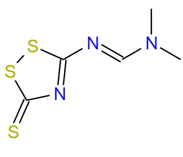 (E)-N,N-二甲基-N' - (3-硫代-3H-1,2,4- DITHIAZOL-5-基)甲脒