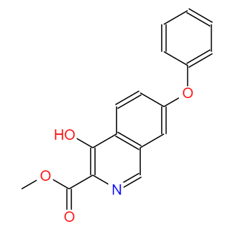 4-羟基-7-苯氧基异喹啉-3-甲酸甲酯