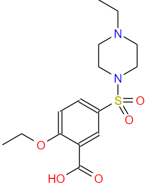 2-ethoxy-5-(4-ethylpiperazin-1-yl)sulfonylbenzoic acid