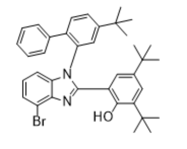 2-(4- 溴 -1-(4- 叔丁基)-[1,1’-联苯]-2-基)-1 h-苯并[ d ]咪唑 -2- 基)-4,6-二叔丁基苯酚