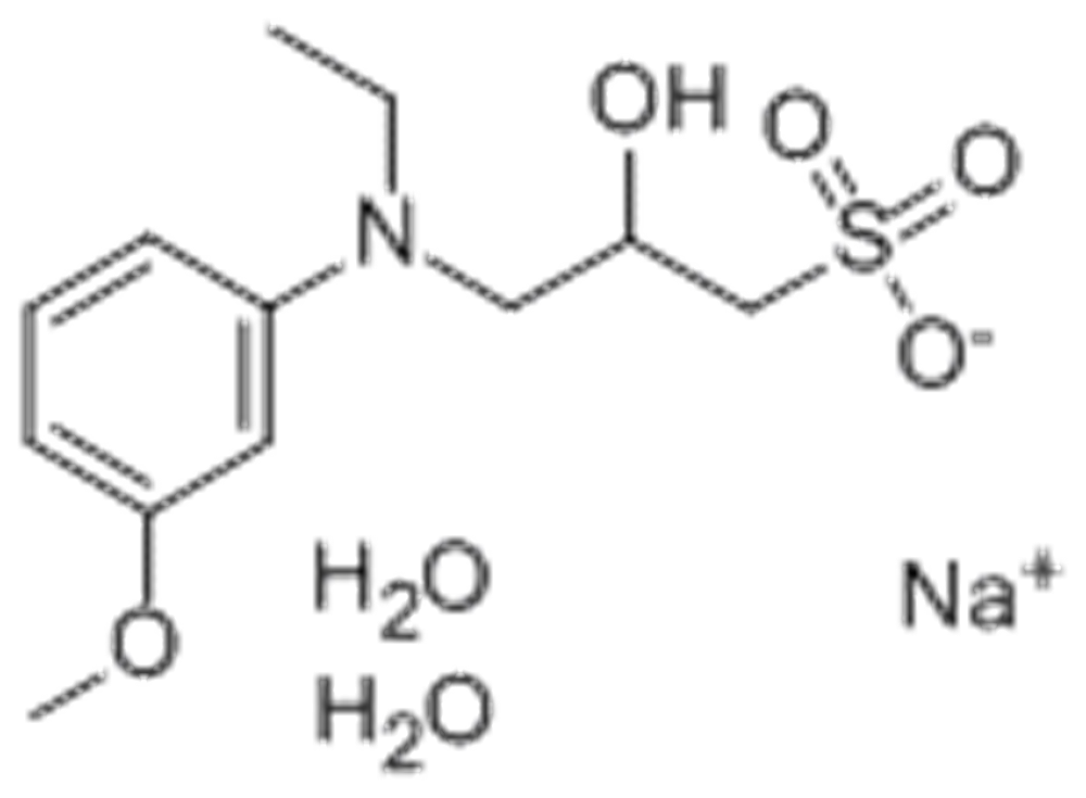 N-乙基-N-(2-羟基-3-磺丙基l)-3-甲氧基苯胺钠盐(二水合物)