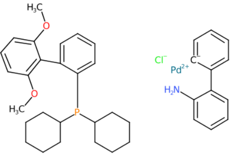 氯(2 - 二环己基膦基-2',6'-二甲氧基-1,1'-联苯基)(2'-氨基-1,1'-联苯-2 - 基)钯(II)