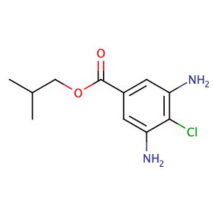 4-氯-3,5-二氨基苯甲酸异丁酯