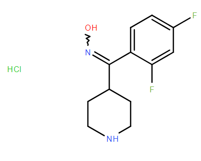 (2,4-二氟苯基)-(4-哌啶基)甲酮肟盐酸盐