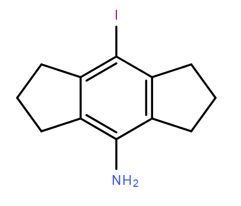 8-碘-1,2,3,5,6,7-六氢-S-INDACEN-4-胺