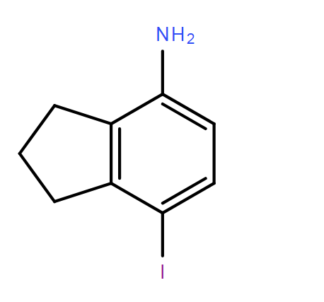 7-碘-2,3-二氢-1H-茚-4-胺