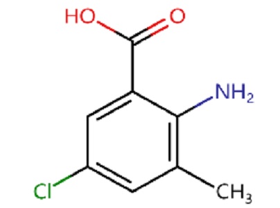 2-氨基-5-氯-3-甲基苯甲酸