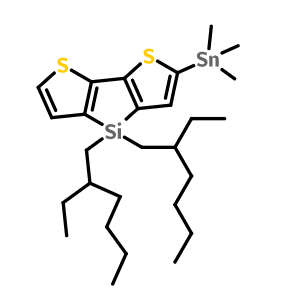 4H-Silolo[3,2-b:4,5-b']dithiophene, 4,4-bis(2-ethylhexyl)-2-(trimethylstannyl)-