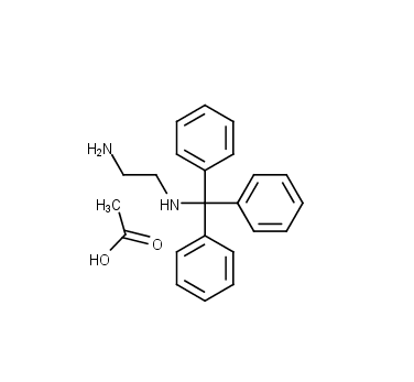 (2-aminoethyl)(triphenylmethyl)amine;acetic acid