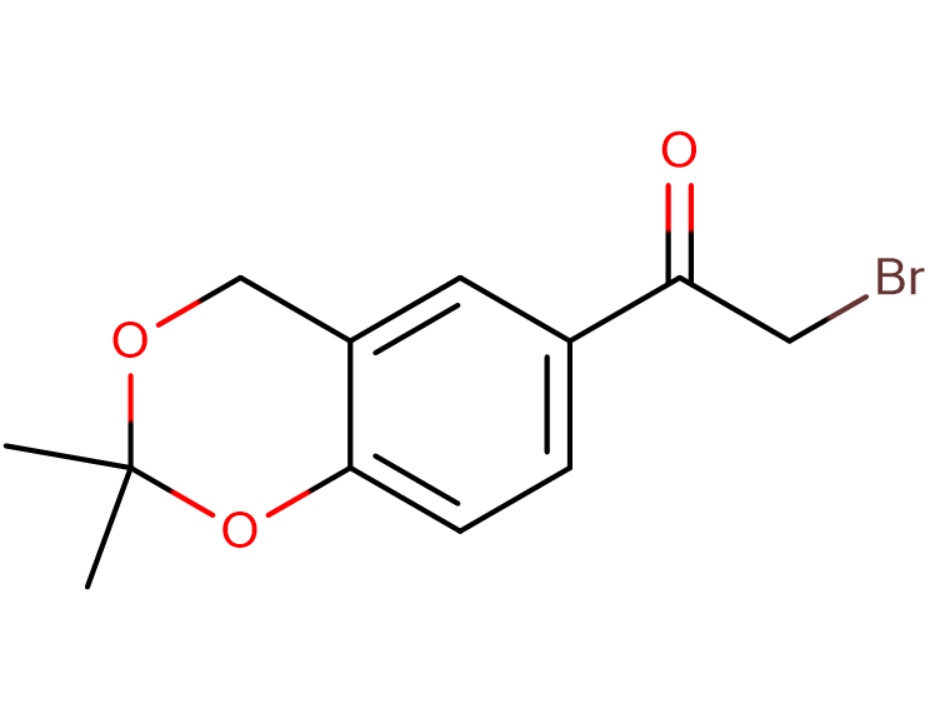 2-溴-1-(2,2-二甲基-4H-苯并[d][1,3]二氧杂环己烯-6-基)乙酮