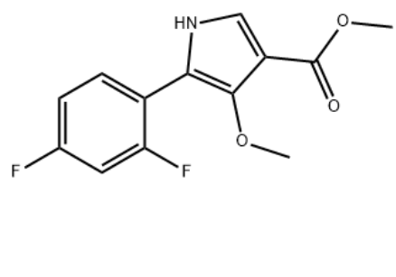 5-(2,4-二氟苯基)-4-甲氧基-1H-吡咯-3-羧酸甲酯