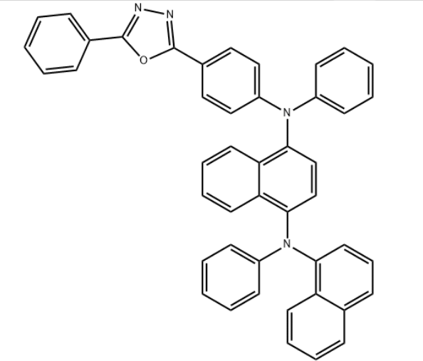 1,4-Naphthalenediamine, N1-1-naphthalenyl-N1,N4-diphenyl-N4-[4-(5-phenyl-1,3,4-oxadiazol-2-yl)phenyl]-